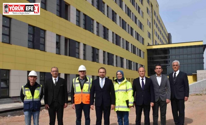 Aydın Şehir Hastanesi’nde inşaat çalışmaları sürüyor
