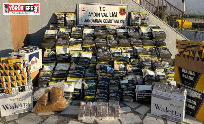 Aydın’da 115 bin adet makaron ele geçirildi