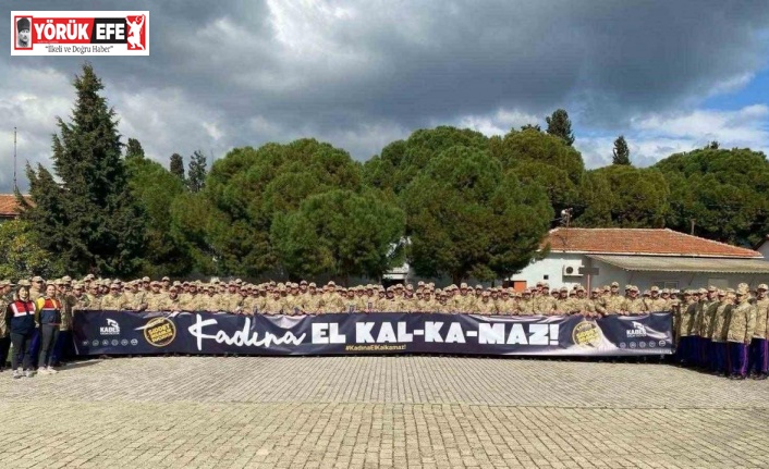 Aydın’da askerler, ’Kadına karşı şiddet’ konusunda bilgilendirildi
