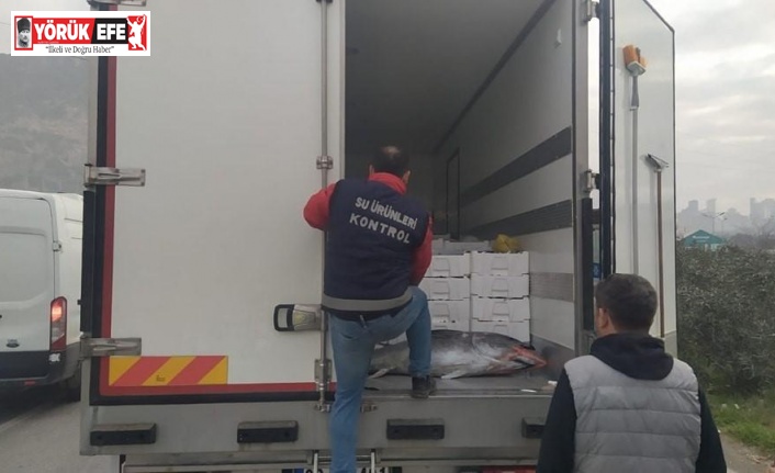 Aydın’da yasaklı su ürünleri denetimi