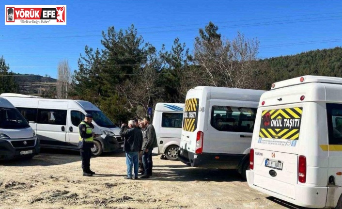 Bozdoğan’da okul servisleri denetlendi