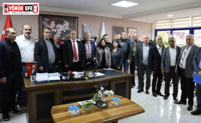 Esnaf ve sanatkarın borcunu sıfırlayan İncirliova Belediyesi’ne oda başkanlarından teşekkür