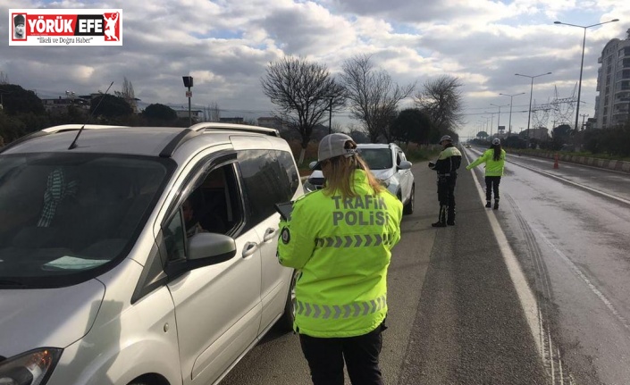 İncirliova’da 850 araç denetlendi