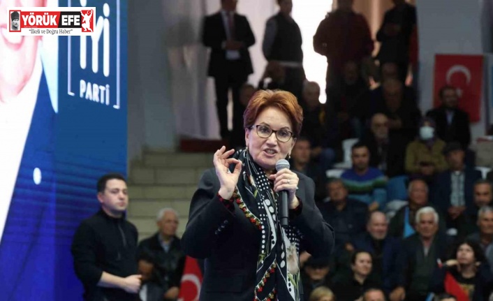 İYİ Parti Genel Başkanı Akşener: “İspatlarsanız politikayı bırakırım”