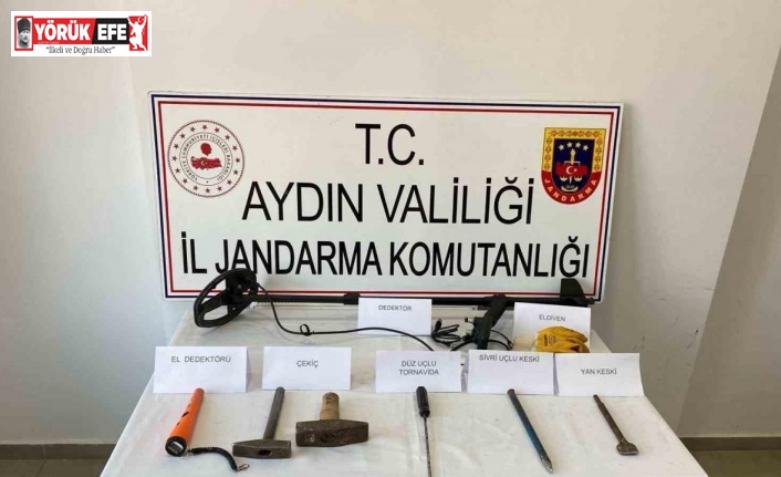 Kaçak kazı jandarmaya takıldı