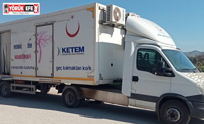 Mobil KETEM aracı Köşk’te hizmet vermeye başladı