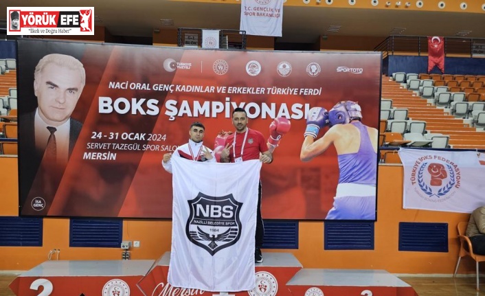 Nazilli Belediyespor boksörü Türkiye şampiyonu oldu