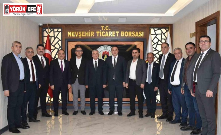 Nevşehir Ticaret Borsası, Aydın Ticaret Borsası’nı ağırladı