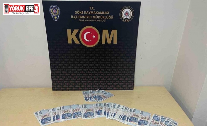 Söke’de sahte para operasyonu: 1 tutuklama