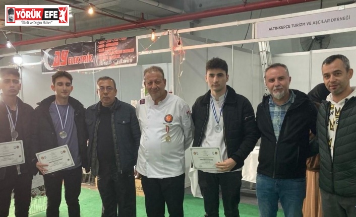 Sökeli öğrencilerin tabakları ödül aldı