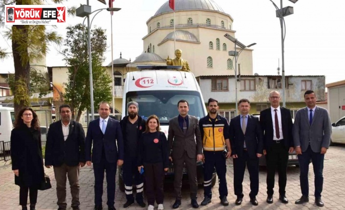 Aydın İl Sağlık Müdürü Eser Acarlar’daki Acil Sağlık Hizmetleri İstasyonu personeli ile bir araya geldi