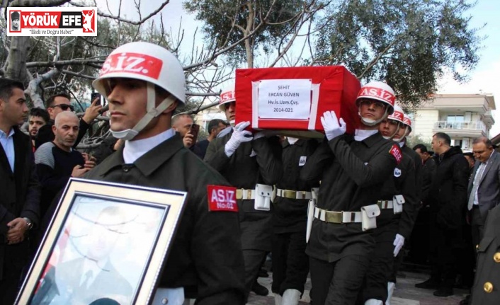 Aydın şehidini uğurladı