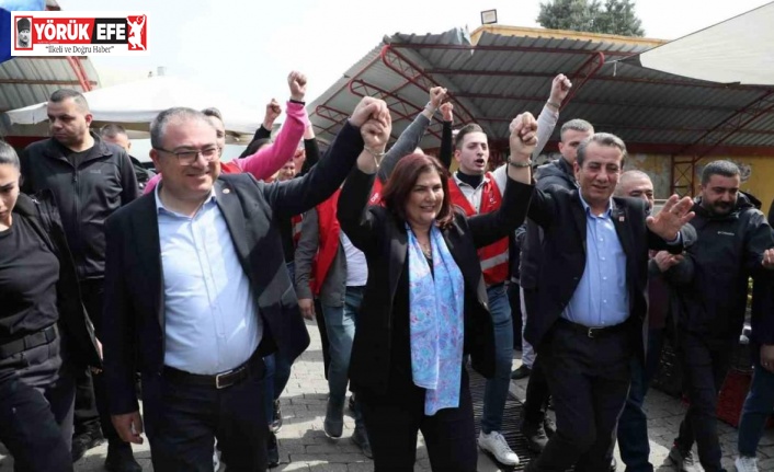Başkan Çerçioğlu, Efekent pazarında vatandaşlarla bir araya geldi