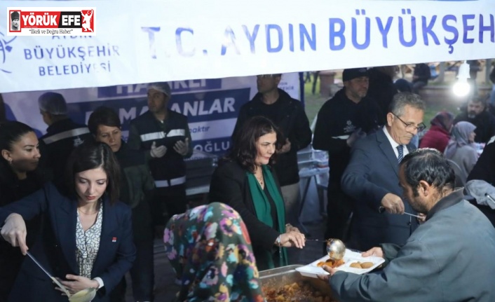 Başkan Çerçioğlu Nazilli’de iftarda vatandaşlarla buluştu