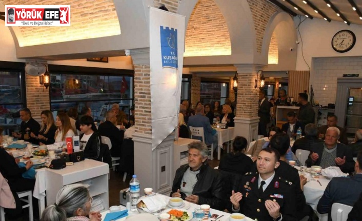 Kuşadası’nda şehit aileleri ve gaziler iftarda buluştu