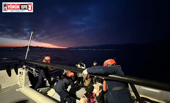 Mobil radar tespit etti, 19 düzensiz göçmen yakalandı