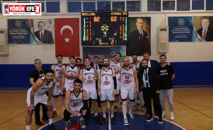 Nazilli Belediyespor Erkek Basketbol Takımı önde başladı