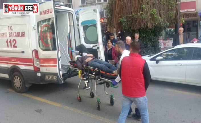 Ticari aracın çarptığı yaya yaralandı