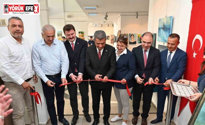 Aydın Lisesi karma resim sergisi açıldı