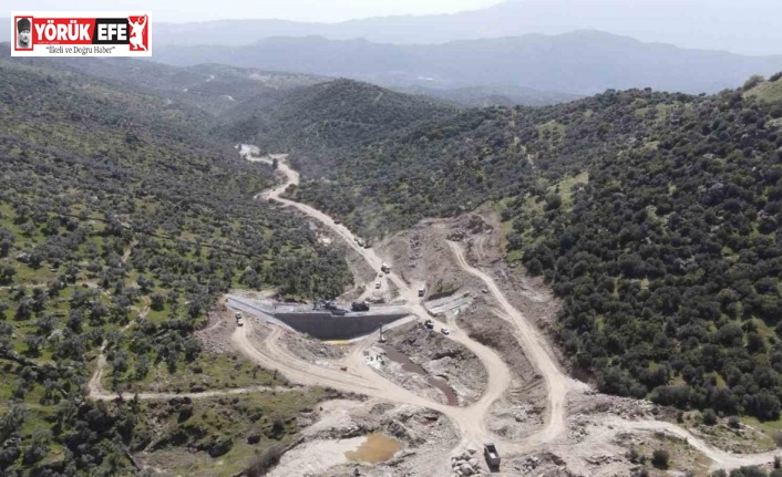 Çine’deki gölet çalışması devam ediyor