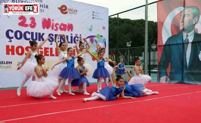 Efeler’in minikleri 23 Nisan’ı coşkuyla kutladı