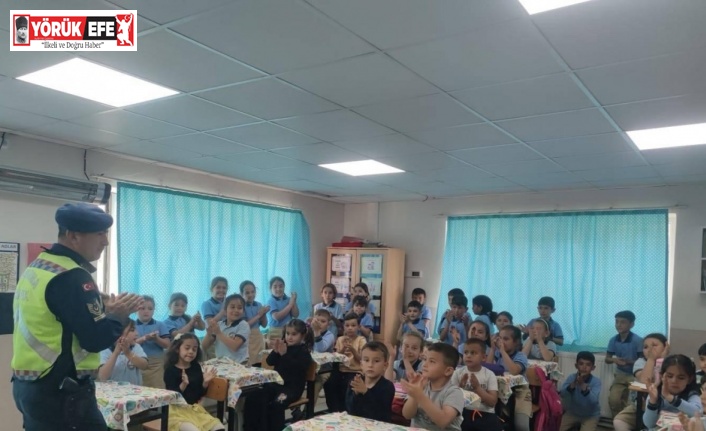 Germencik’te jandarma ekipleri öğrencileri bilgilendirdi