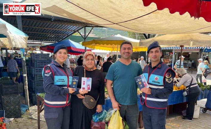 Jandarma Akbük’te bilgilendirdi