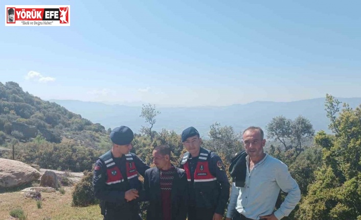 Kaybolan zihinsel engelli vatandaşı jandarma ekipleri buldu