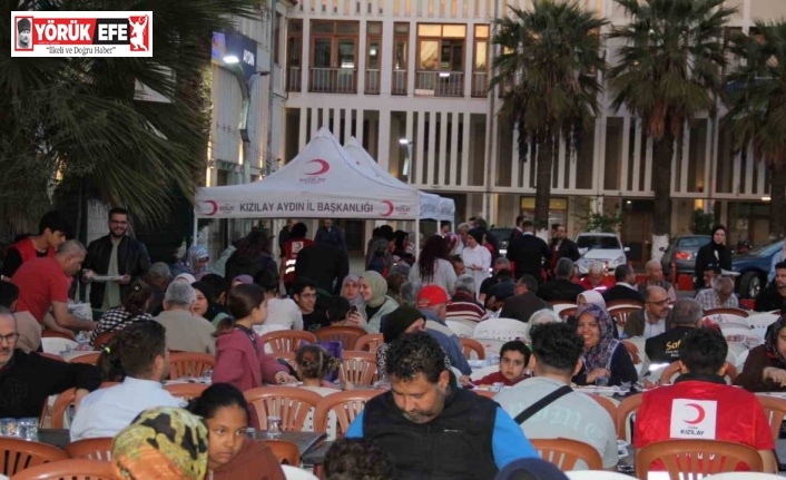 Kızılay Aydın’da iftar yemeği verdi
