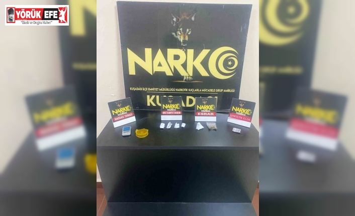 Kuşadası’nda narkotik operasyonu