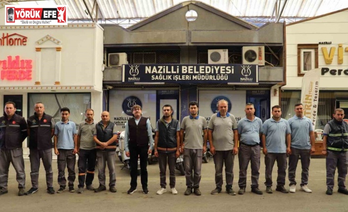 Nazilli Belediyesi ilaçlama çalışmalarına devam ediyor
