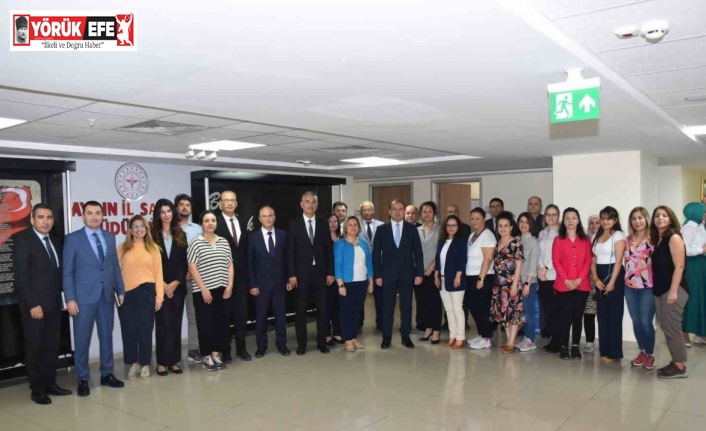 Sağlık personelleri bayramlaştı