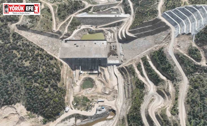 Sarıçay Barajı’nda çalışmalar hız kesmiyor