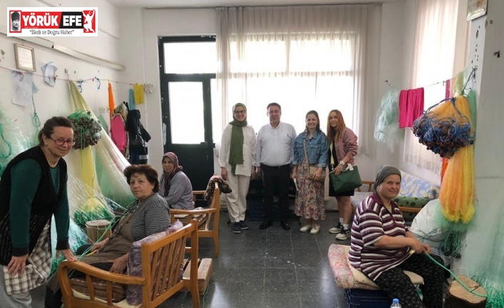 Söke’de balık ağı örme kursları yoğun talep görüyor