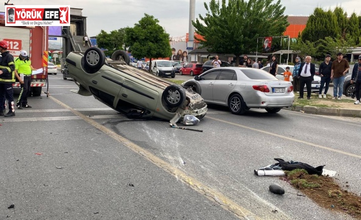 Takla atan araçtan fırlayan sürücü hayatını kaybetti