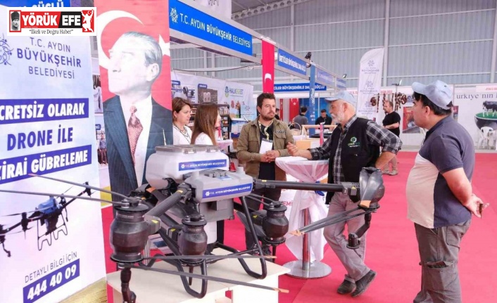 Tarım Fuarı’nda Aydın Büyükşehir Belediyesi standına yoğun ilgi