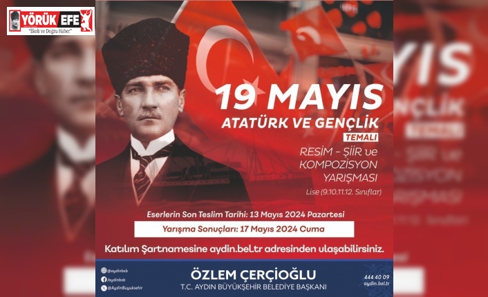 Aydın Büyükşehir Belediyesi’nden 19 Mayıs temalı ödüllü yarışma