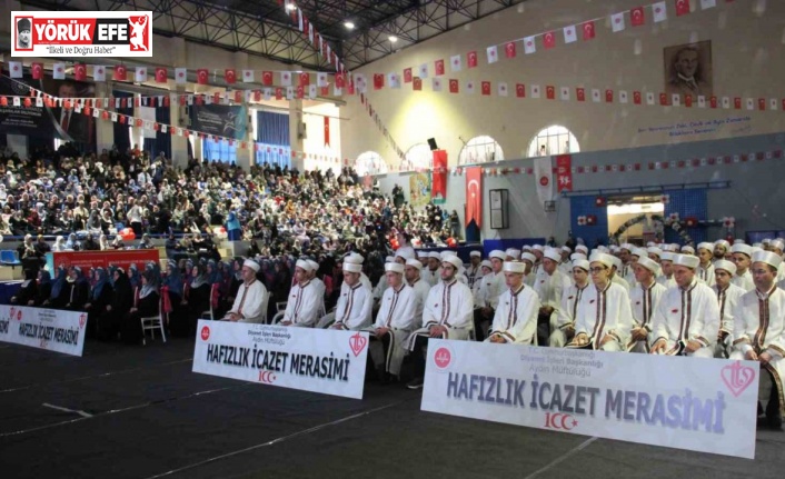 Aydın’da 133 hafız için ’hafızlık icazet merasimi’ düzenlendi