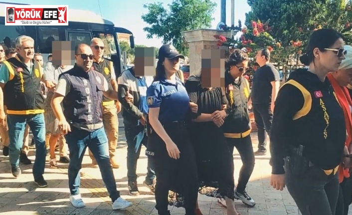 Aydın’da düzenlenen operasyonla iki suç örgütü çökertildi