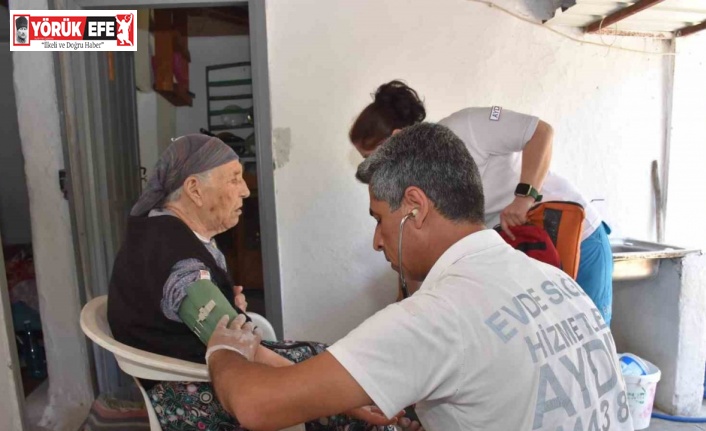 Aydın’da vatandaşlar evde sağlık hizmetlerinden memnun