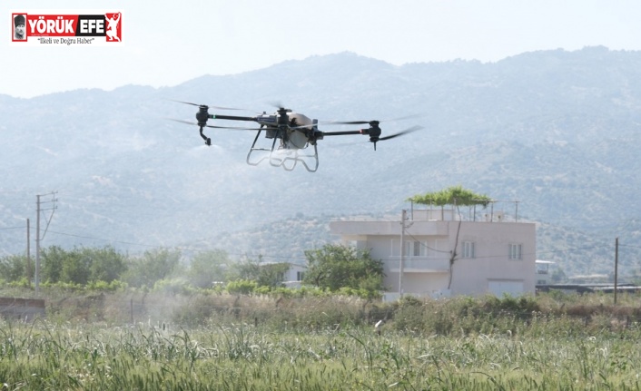 Büyükşehir’den ücretsiz drone ile gübreleme hizmeti