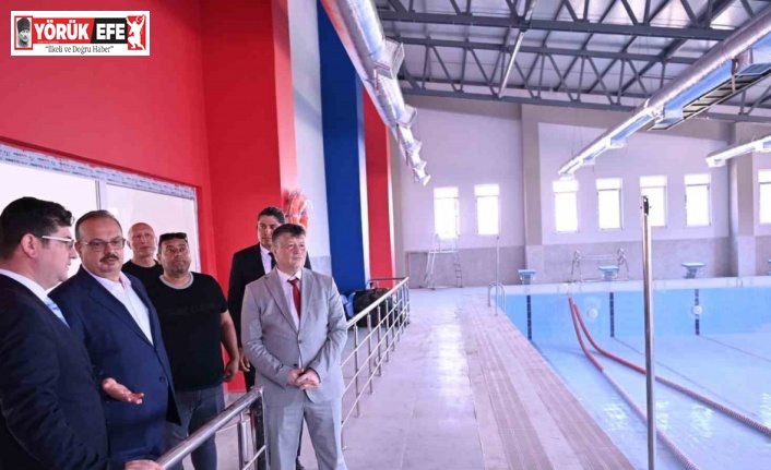 Çine’de Gençlik Merkezi ve Yüzme Havuzu çalışmalarında sona gelindi