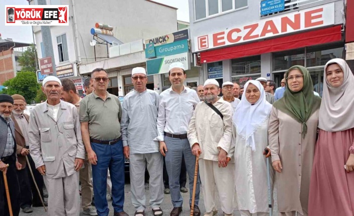 Çineli hacı adayları kutsal topraklara uğurlandı