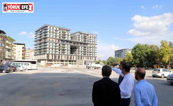 Eski otogar alanı temizlendi, Başkan Yetişkin çalışmaları yerinde inceledi