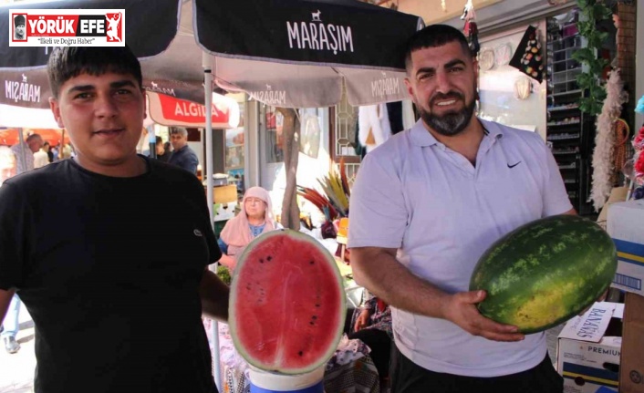 İran karpuzu kilosu 50 liradan tezgahta