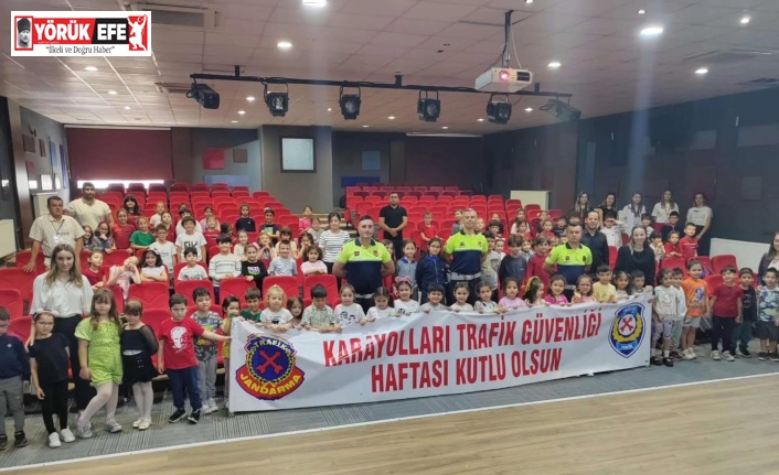 Jandarma trafik haftasını dolu dolu kutluyor