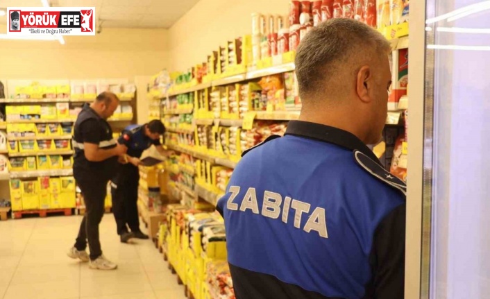Koçarlı Belediyesi zabıta ekipleri market denetimi gerçekleştirdi