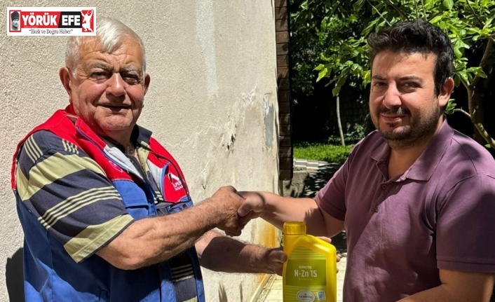 Kuyucak’ta atık getiren üretici sıvı gübre ile ödüllendirildi