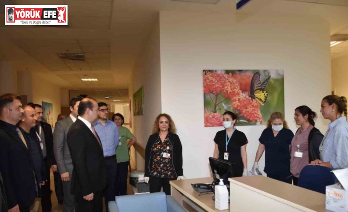 Müdür Şenkul, Kuşadası’nın sağlık hizmetlerini yerinde inceledi