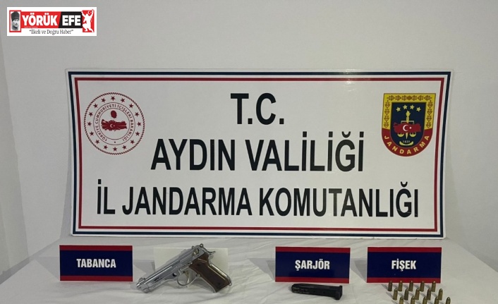 Silahını araziye fırlattı, jandarmanın dikkatinden kaçamadı